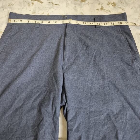 Peter Millar Shackleford Shorts Men 34 Blue Performance Golf Skulls Preppy Style - Picture 9 of 14